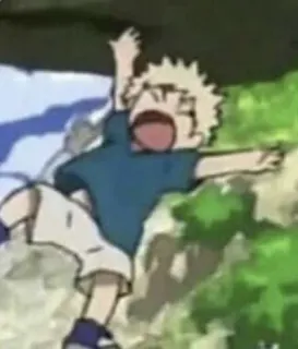 🔲 Bakugo Katsuki My Hero Academia Аниме, Моя геройская академия, Бакуго, Падение, Мультфильм, Персонаж whatsapp sticker