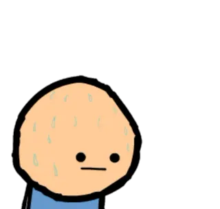 😓 ประหม่า, เหงื่อออก, Cyanide and Happiness, การ์ตูน, กังวล telegram sticker