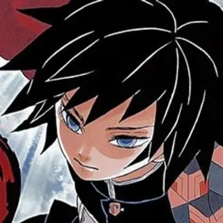 🎎 Giyu Tomioka Demon Slayer Anime, Demon Slayer, Manga, Giyu Tomioka, Pilastro dell'Acqua, Katana, Personaggio anime telegram sticker