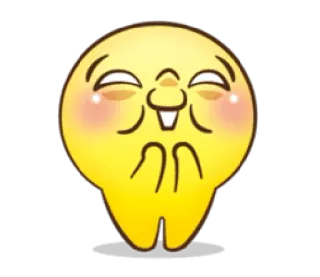 🤢 Emoji, Wyraz, Słodkie, Zabawne, Żółty whatsapp sticker