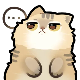 😐 cat telegram sticker