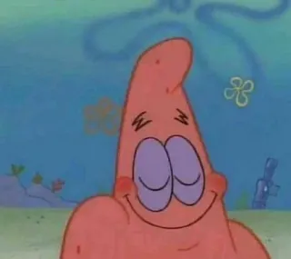 🌟 Patrick Star SpongeBob SquarePants patrick star, spongebob, cartone animato, nickelodeon, mare, stella marina telegram sticker