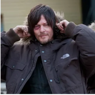 🙉 Daryl Dixon The Walking Dead daryl dixon, norman reedus, the walking dead, twd, personage, tv serie, acteur whatsapp sticker