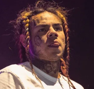 🧑‍🎤 6ix9ine rappeur, portrait, artiste musical telegram sticker
