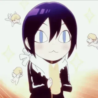 💈 Yato Noragami Anime, Personage, Schattig, Fanart, Yato, Noragami whatsapp sticker