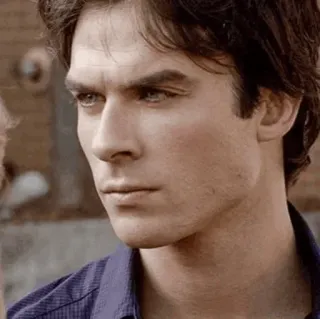 🦇 Damon Salvatore The Vampire Diaries Wampir, Fantasy, Nadprzyrodzone, Serial młodzieżowy, Ian Somerhalder telegram sticker
