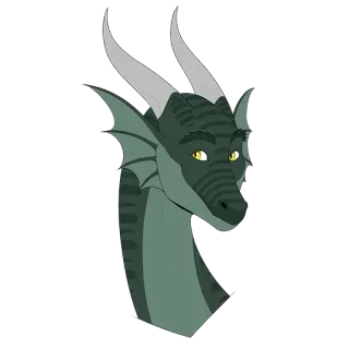 🙂 dragão, fantasia, réptil, criatura, animal telegram sticker