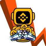 💎 cryptocurrency, binance, coins, crypto, diamond, digital currency, finance whatsapp sticker