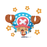 💃 Tony Tony Chopper One Piece Anime, Manga, One Piece, Tony Tony Chopper, Süß, Cartoon telegram sticker