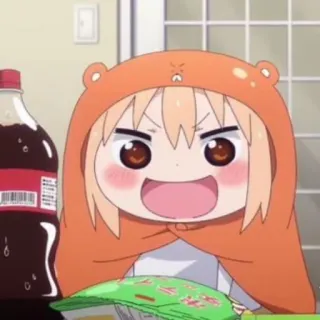 🍤 Umaru Doma Himouto! Umaru-chan anime, character, umaru, cute, kawaii, girl, himouto, manga telegram sticker