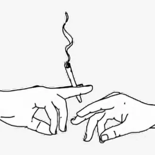Anime《Cigarette》🚬 @anime_fanss telegram stickers