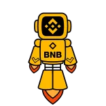 🚀 BNB BNB, robot, cryptocurrency, digital currency, technology, finance whatsapp sticker