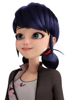 🙂 Marinette Miraculous: Tales of Ladybug & Cat Noir Marinette Dupain-Cheng, Ladybug, Miraculous Ladybug, Dessin animé, Série animée telegram sticker