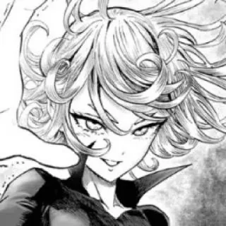 🥊 Tatsumaki One-Punch Man Anime, Manga, Tatsumaki, One-Punch Man, Esperzy, Bohater telegram sticker