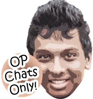 😉 OP Chats Only! chats, comunicaciones, meme, retrato whatsapp sticker