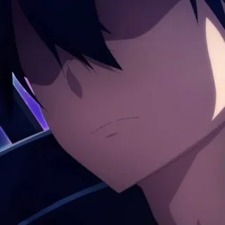 😠 Kirito Sword Art Online Anime, Espada, Kirito, Personaje, Sword Art Online telegram sticker