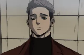 😐 Yoon Bum Killing Stalking Аниме, Манга, Убить Сталкера, Юн Бум, Корейский комикс, Психологический хоррор telegram sticker