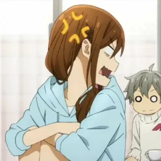 😤 Anime, Cartoon, Wütend, Verärgert, Figur whatsapp sticker