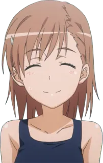 😊 Misaka Mikoto A Certain Magical Index/A Certain Scientific Railgun อนิเมะ, ผู้หญิง, ยิ้ม, น่ารัก, มิซากะ มิโคโตะ, เรลกัน แฟ้มลับคดีวิทยาศาสตร์, อินเด็กซ์ คัมภีร์เวทมนตร์ telegram sticker