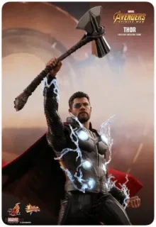 🔨 Thor Avengers: Infinity War AVENGERS INFINITY WAR
THOR ソー, アベンジャーズ, マーベル, スーパーヒーロー, ミョルニル, ストームブレイカー, アクションフィギュア telegram sticker