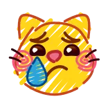 😿