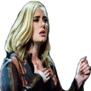 😒 Adele Adele, cantora, celebridade, música, artista telegram sticker