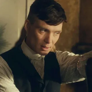 😡 Thomas Shelby Peaky Blinders Thomas Shelby, Peaky Blinders, Cillian Murphy, TV Serie, Gangster, Krimidrama, England, Birmingham telegram sticker