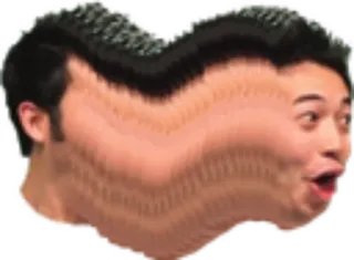 😮 pog, emote, Twitch, rosto, expressão, internet whatsapp sticker