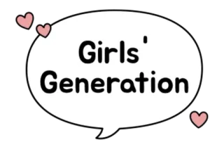 ❤ Girls' Generation kpop, girls generation, grupo musical, pop, adesivo, snsd whatsapp sticker