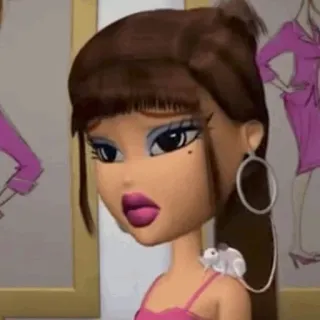 ⚡️ Bratz, Desenho animado, Boneca, Y2K telegram sticker