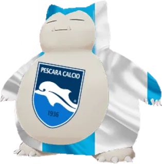 🟦 PESCARA CALCIO
1936 Pescara Calcio, delfín, equipo de fútbol, fútbol italiano, fútbol, Snorlax telegram sticker