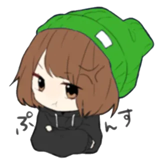 Noncahn_green telegram stickers