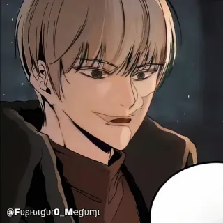 🍫 Megumi Fushiguro @Fushiguro_Megumi Anime, Mangá, Personagem, Fushiguro, Megumi, Jujutsu Kaisen whatsapp sticker