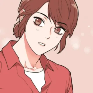 🧶 anime, portrait, woman, cartoon telegram sticker