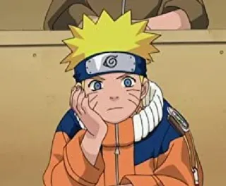 🌟 Naruto Uzumaki Naruto Naruto, Anime, Manga, Hoạt hình, chán, suy nghĩ, nhân vật telegram sticker