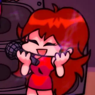 🍬 Girlfriend Friday Night Funkin' Friday Night Funkin', Dziewczyna, Gra wideo, Postać, Muzyka, Piosenkarz telegram sticker