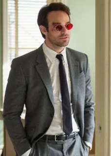 🧑‍🦯 Daredevil Daredevil, Matt Murdock, Marvel, Superheld, Brille, Anzug telegram sticker