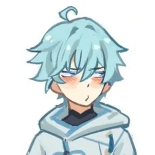 😚 Chongyun Genshin Impact anime, chibi, video game, chongyun, genshin impact telegram sticker