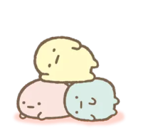 ☹ Cartone animato, Carino, Kawaii, Pila, Dolce, Macchia whatsapp sticker