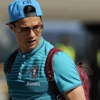 🖤 Cristiano Ronaldo 足球, football, 罗纳尔多, cr7, 球员 telegram sticker
