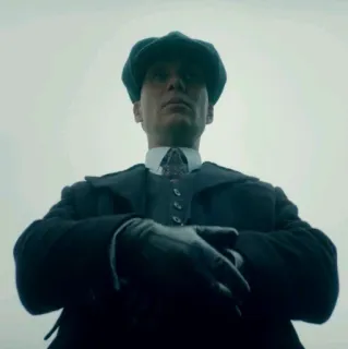 😐 Thomas Shelby Peaky Blinders Peaky Blinders, Thomas Shelby, Cillian Murphy, 1920s, gangster, Birmingham telegram sticker