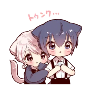 🍓 ドゥンク… Anime, Gato, Mangá, Fofo, Kawaii telegram sticker