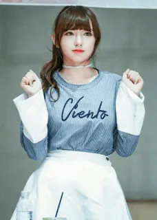 🌈 Ciento woman, skirt, korean, cute, girl telegram sticker