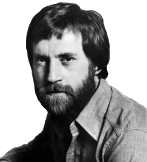 😏 homme, portrait, noir et blanc, personne, masculin, barbe telegram sticker
