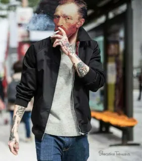 🚬 Vincent van Gogh Rauchen, Zigarette, Tätowierungen, Van Gogh, Kunst, Künstler telegram sticker
