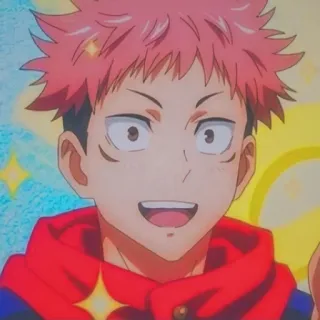 🧐 Yuji Itadori Jujutsu Kaisen Аниме, Манга, Персонаж, Юдзи Итадори, Jujutsu Kaisen, Сёнэн telegram sticker
