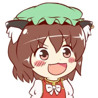 🤠 Anime, Dibujos animados, Kawaii, Chibi, Lindo, Feliz, Fanart whatsapp sticker