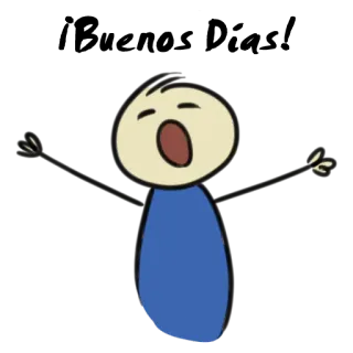 😴 I'm singing! canto, boneco palito, desenho animado, alegre, celebração telegram sticker