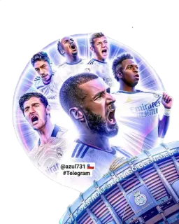 ⚽️ @azul731 #Telegram bóng đá, cầu thủ, đội bóng, sân vận động telegram sticker