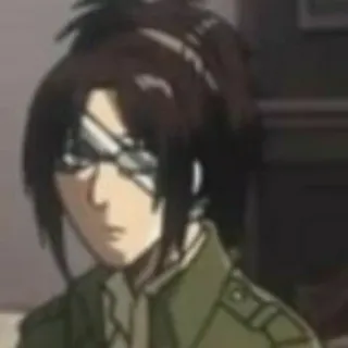 🦦 Hange Zoë Attack on Titan Anime, Personnage, Hange Zoé, L'Attaque des Titans telegram sticker